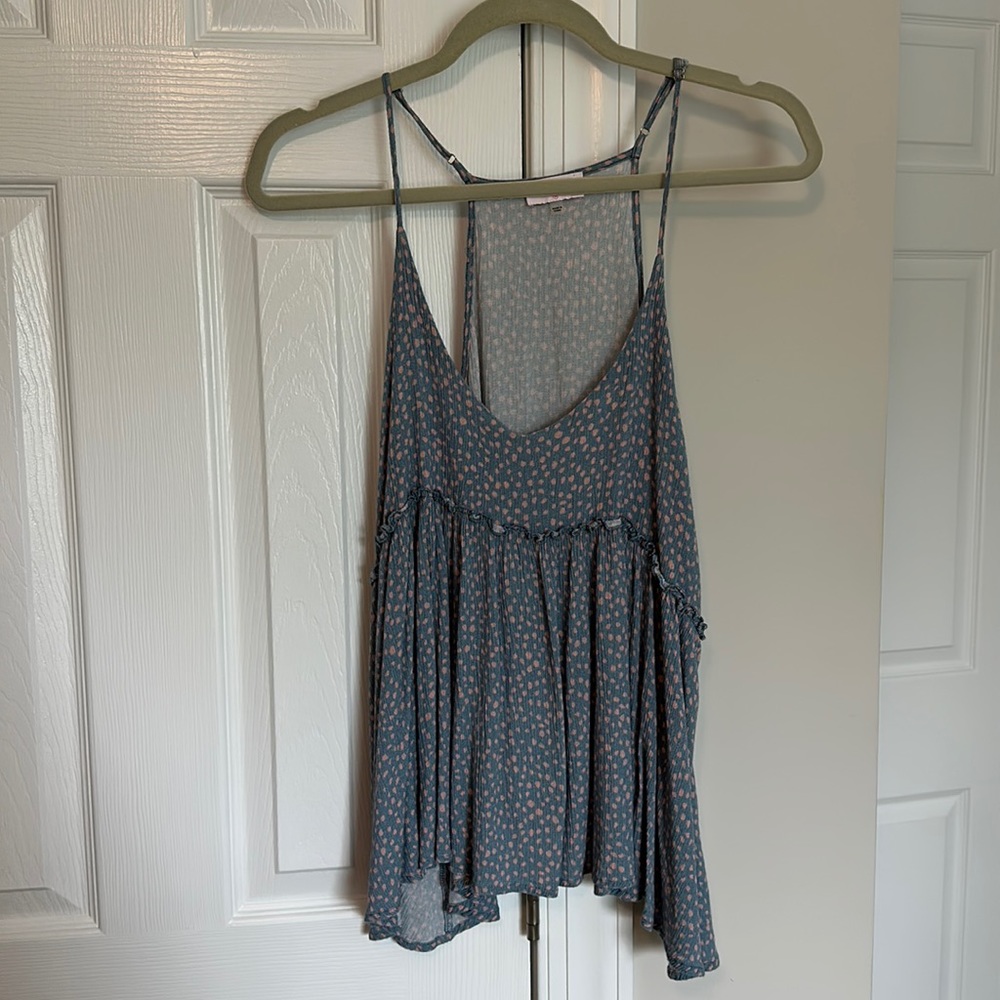 For The Rest Of Time Spotted Blue/Pink Tank